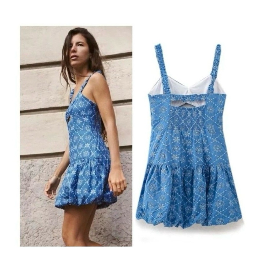 Blue Floral Sundress